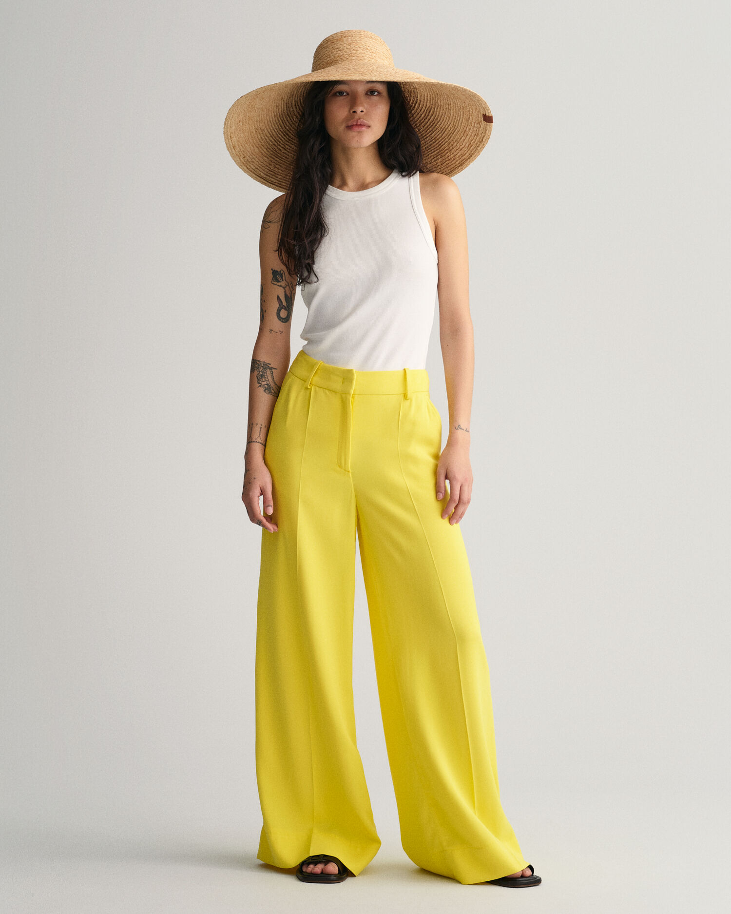 Buy IQRAAR Cotton Blend Trouser Pant for Girls/Ladies/Women (Yellow) at  Amazon.in